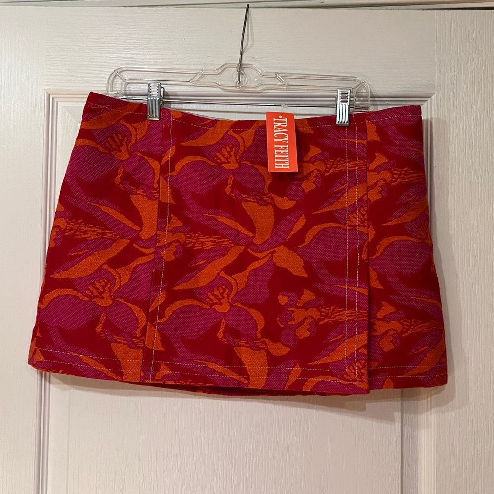 NEW Tracy Feith Mini Skirt Hot Pink 2